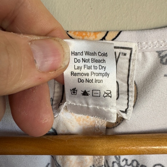 Mentally Exhausted Women's 1/2 Button Up Peachy Pajama Sleep‎ Romper White Large - Picture 3 of 11